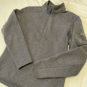Arcteryx Covert 1/2 Zip, Pilot Heather, Mens Medium